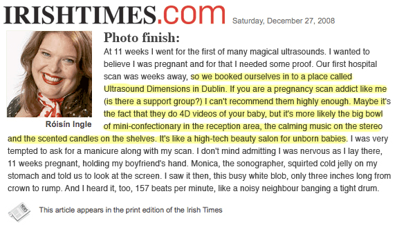 Baking Review Irish Times Ultrasound Dimensions